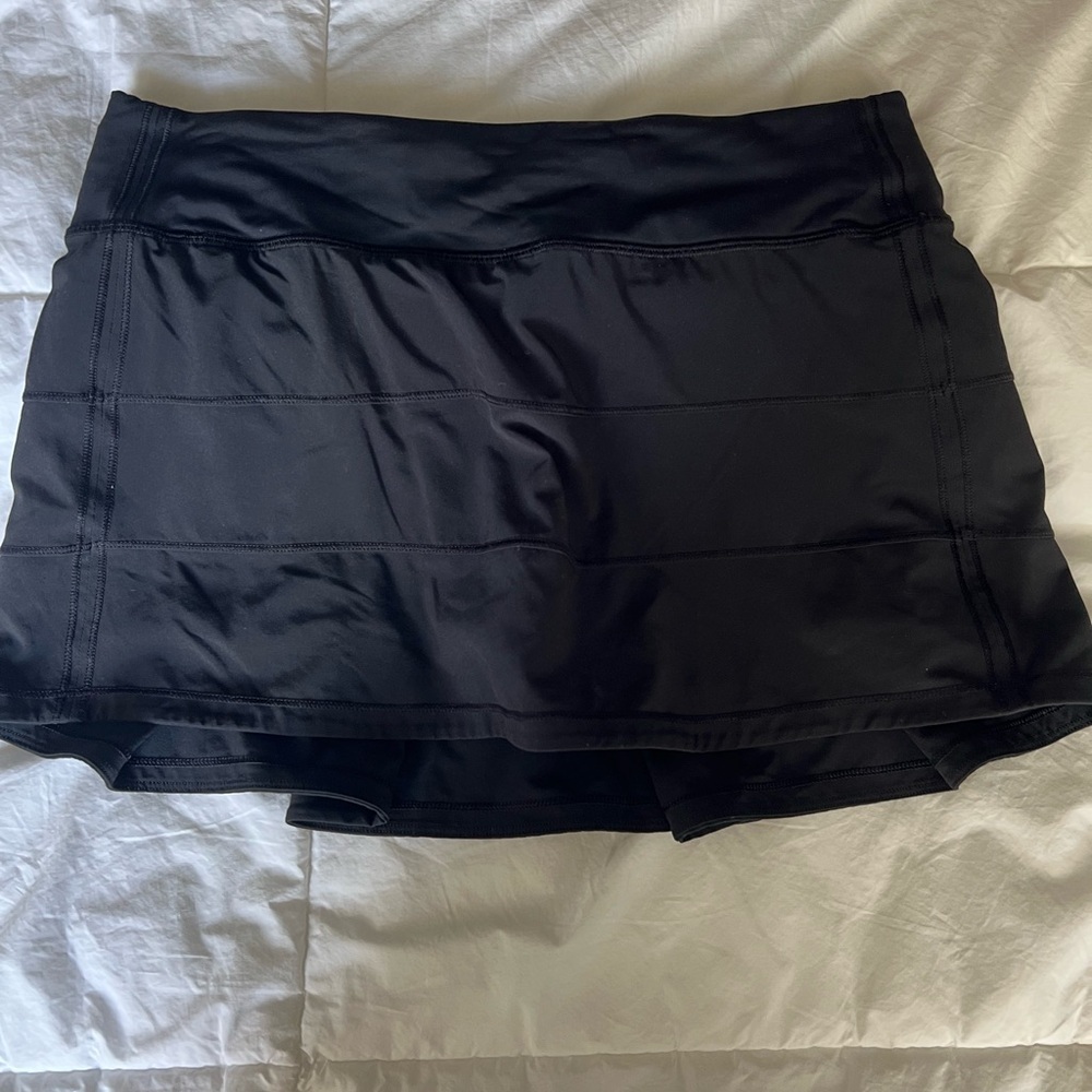 Lululemon Black Pace Rival Skirt